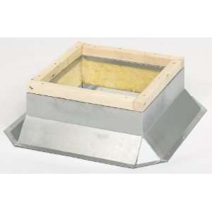 Soler and Palau 611233 Galvanized Steel 33 3/4 x 12 Canted Roof Curb