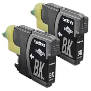 BLACK LC61BK LC61 Genuine Brother Ink Cartridge MFC 6490CW DCP 165C 
