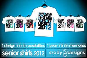 Class of 2012 Senior T shirts   PARTY LIKE ITS 2012  