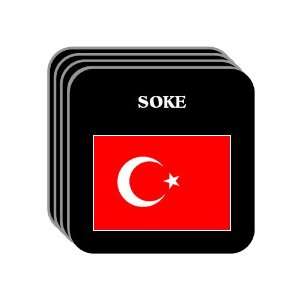  Turkey   SOKE Set of 4 Mini Mousepad Coasters 