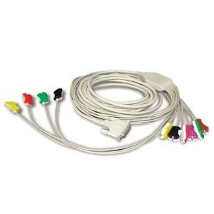   Exercise/Stress ECG/EKG Patient Cable,Snap Clip Adapter type,3.5 Meter