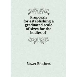  Proposals for establishing a graduated scale of sizes for 