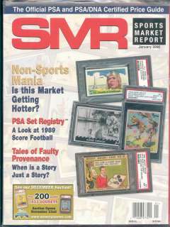 2008 Jan. PSA SMR Sports Market Report Nonsports Mania  