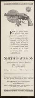 1924 Smith & Wesson revolver Indy police gun print ad  