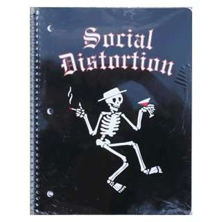 SOCIAL DISTORTION skelli notebook 80 pages  Sports 