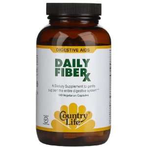  Country Life Daily FiberX Formula VCaps, 180 ct Health 