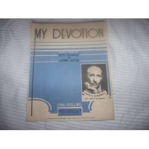 My Devotion (Sheet Music) Charles Shadwell  Books
