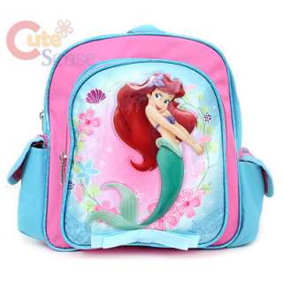   Mermaid Ariel School Backpack Toddler Small Bag 10 (Pink Baby)  