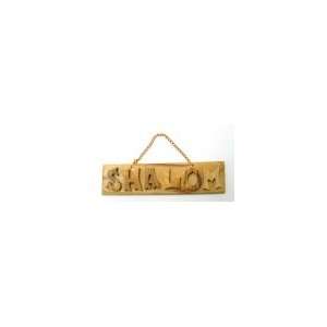  Shalom Olive Wood Plaque 