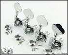 Chrome Bass Guitar Machine Heads Knobs Tuners tuning peg for Fender 
