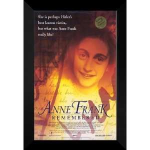 Anne Frank Remembered 27x40 FRAMED Movie Poster   A 