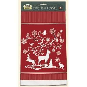   Fantasy Deer Kitchen Towel designed by Sharyn Sowell