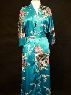 Easeful Silk Womens Kimono Robe Gown clubs with obi