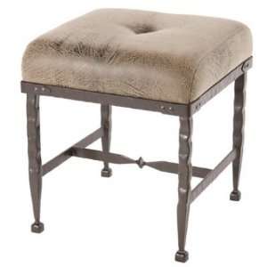904 225 FAUX OBS Forest Hill Foot Stool With Outback Sand Faux Leather 