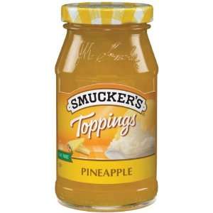 Smuckers Pineapple Topping   12 Pack  Grocery & Gourmet 