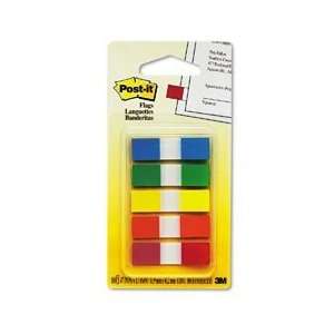 Post it Flags, 1/2 inch, Assorted Primary Colors, One Dispenser of 100 