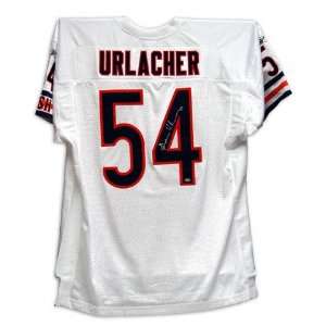  Brian Urlacher Chicago Bears Autographed White Jersey 