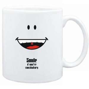  Mug White  Smile if youre conciliatory  Adjetives 