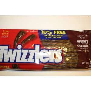 Twizzlers Chocolate Twists 12oz   6 Unit Pack  Grocery 