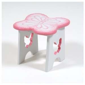  Pink Butterfly Stool