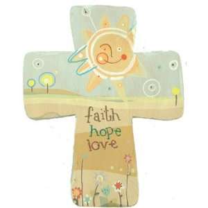  Faith Hope Love Large Wooden Cross