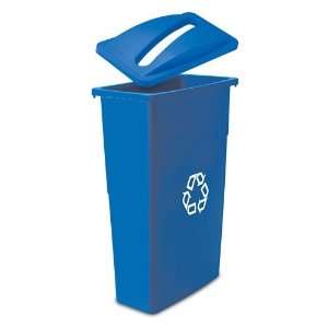  Rubbermaid 23Gallon Slim Jim Recycling Receptacle with 
