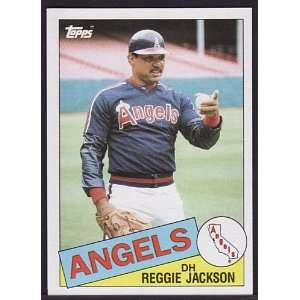 1985 Topps #200 Reggie Jackson [Misc.]