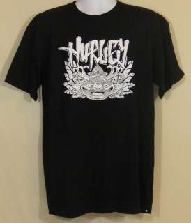 Hurley Tee T Shirt Surfer Skateboarder Sea Monster XL  
