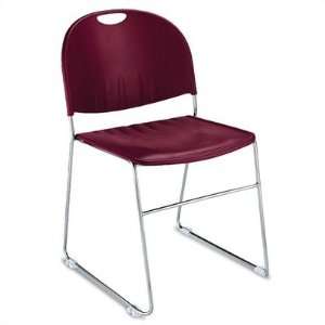  KFI Seating 2100 Compact Stacking Chair with Chrome Frame 