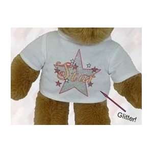  Sparkle Star T shirt Clothes for 14   18 Stuffed Animals 