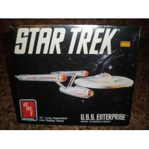  Star Trek U.S.S. Enterprise Model Kit By Amt Ertl BLACK 