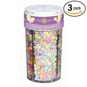 Dean Jacobs 4 Spring Sprinkles Accents Large, 5 Ounce (Pack of 3 