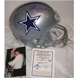 Roger Staubach Dallas Cowboys Autographed Full Size Replica Helmet 