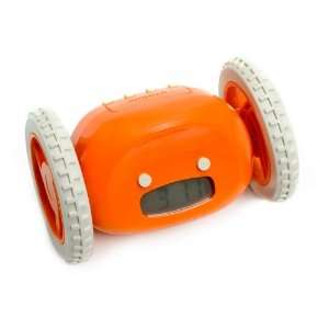  Clocky Alarm Clock on Wheels   Orange