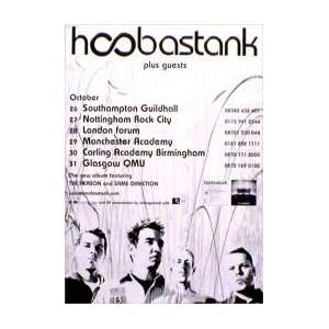  HOOBASTANK UK Tour 2004 Music Poster