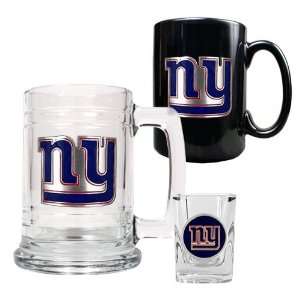  New York Giants NFL 15oz Tankard, 15oz Ceramic Mug & 2oz 