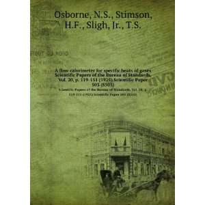  Paper 503 (S503) N.S., Stimson, H.F., Sligh, Jr., T.S. Osborne Books