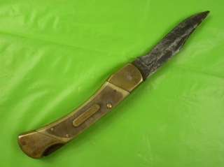 RARE Vintage US OLD TIMER SCHRADE pocket folding knife with leather 