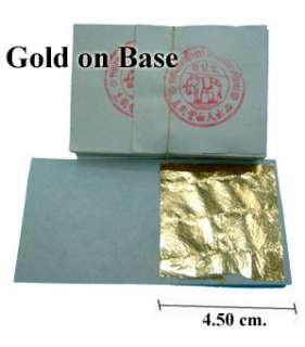 Real Gold & Silver Leaf 100 sheets paint glass gilding  