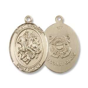  St. George / Coast Guard Military Gold Filled St. George 