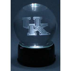 KENTUCKY WILDCATS U ETCHED GLOBE 