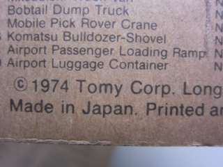   TOMY Pocket Cars No 130 41 Sightseeing Bus Tour LInes NRFP 1974 Japan