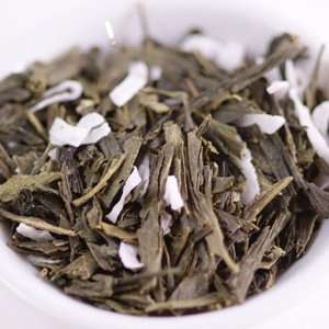 Ovation Teas   Coconut Green Tea teabags Grocery & Gourmet Food