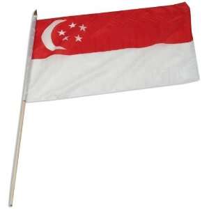  Singapore flag 12 x 18 inch Patio, Lawn & Garden