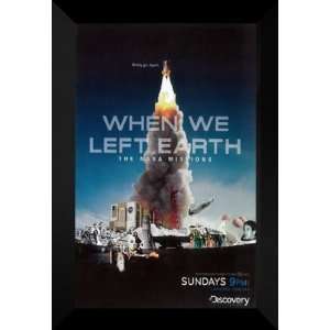  We Left The Earth NASA Missions 27x40 FRAMED TV Poster 