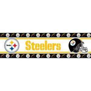  Pittsburgh Steelers 1 Roll 15ft Wall Paper Border Sports 