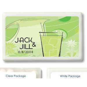 Wedding Favors Green Refreshing Drink Design Summer Theme Personalized 