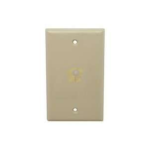 Blank Cover Wall Plate Single Gang Flush Mount 2.75* 4.25 Color Beig 