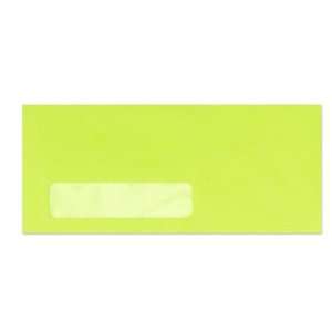10 Window Envelopes (4 1/8 x 9 1/2)   Pack of 50   Electric Green