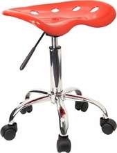 STOOL TRACTOR SEAT VIBRANT RED OFFICE SHOP UTILITY NEW  